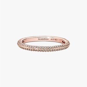 Pandora Rose Gold Pave Ring
